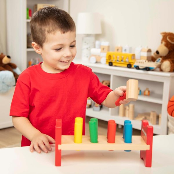 Wooden Pound-A-Peg Toy