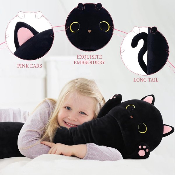 Long Black Cat